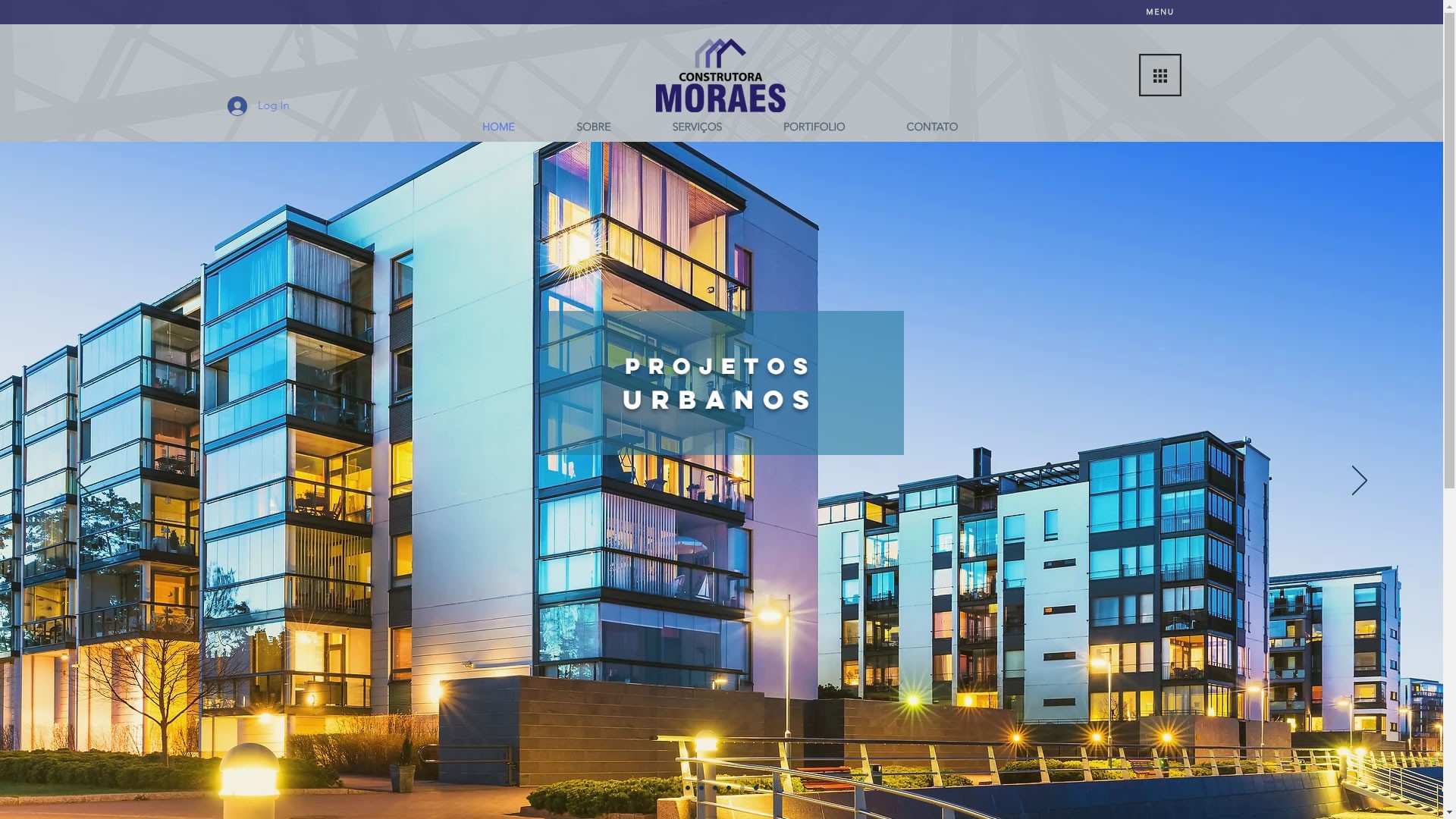 Criação de site da Construtora Moraes Niquelândia Goiás Site Construtora Moraes