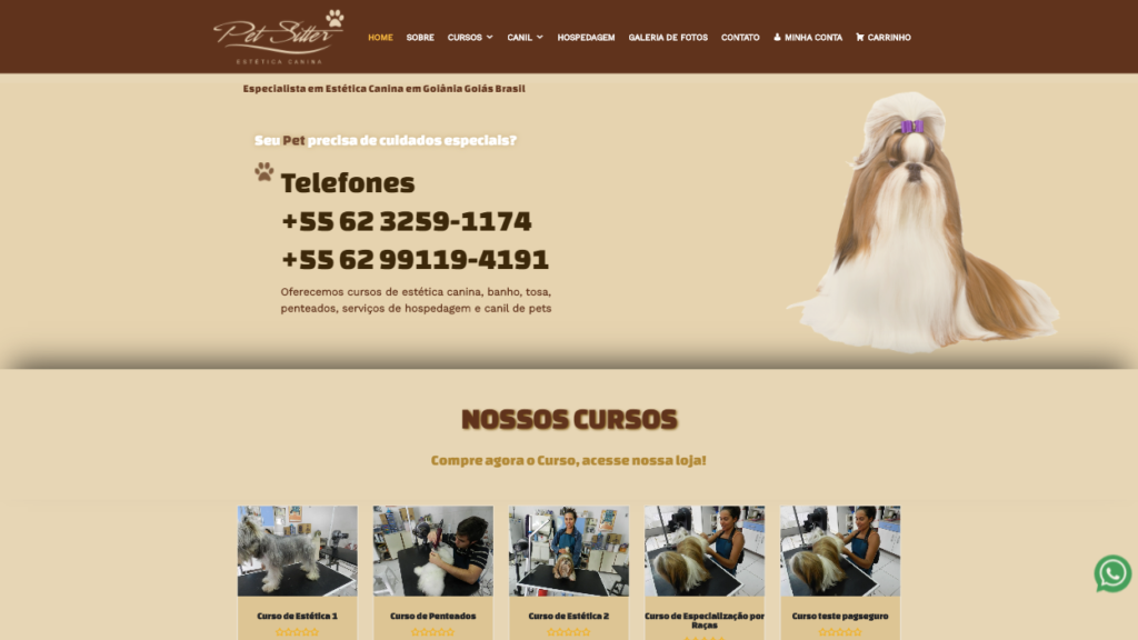 Criação de Site Petsitter