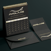 Identidade visual da Avolare Aeronaves criada pela Lemon Pepper Design — imagem 3