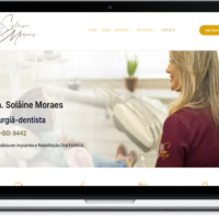 Site da Dra. Solâine Moraes criado pela Lemon Pepper Design — imagem 4