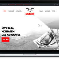 Site da Fly Fox Ultraleves criado pela Lemon Pepper Design — imagem 4