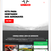 Site da Fly Fox Ultraleves criado pela Lemon Pepper Design — imagem 5